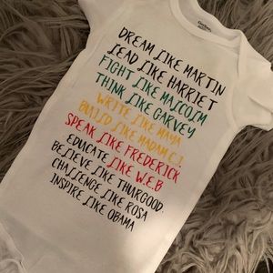 Inspirational baby onesie